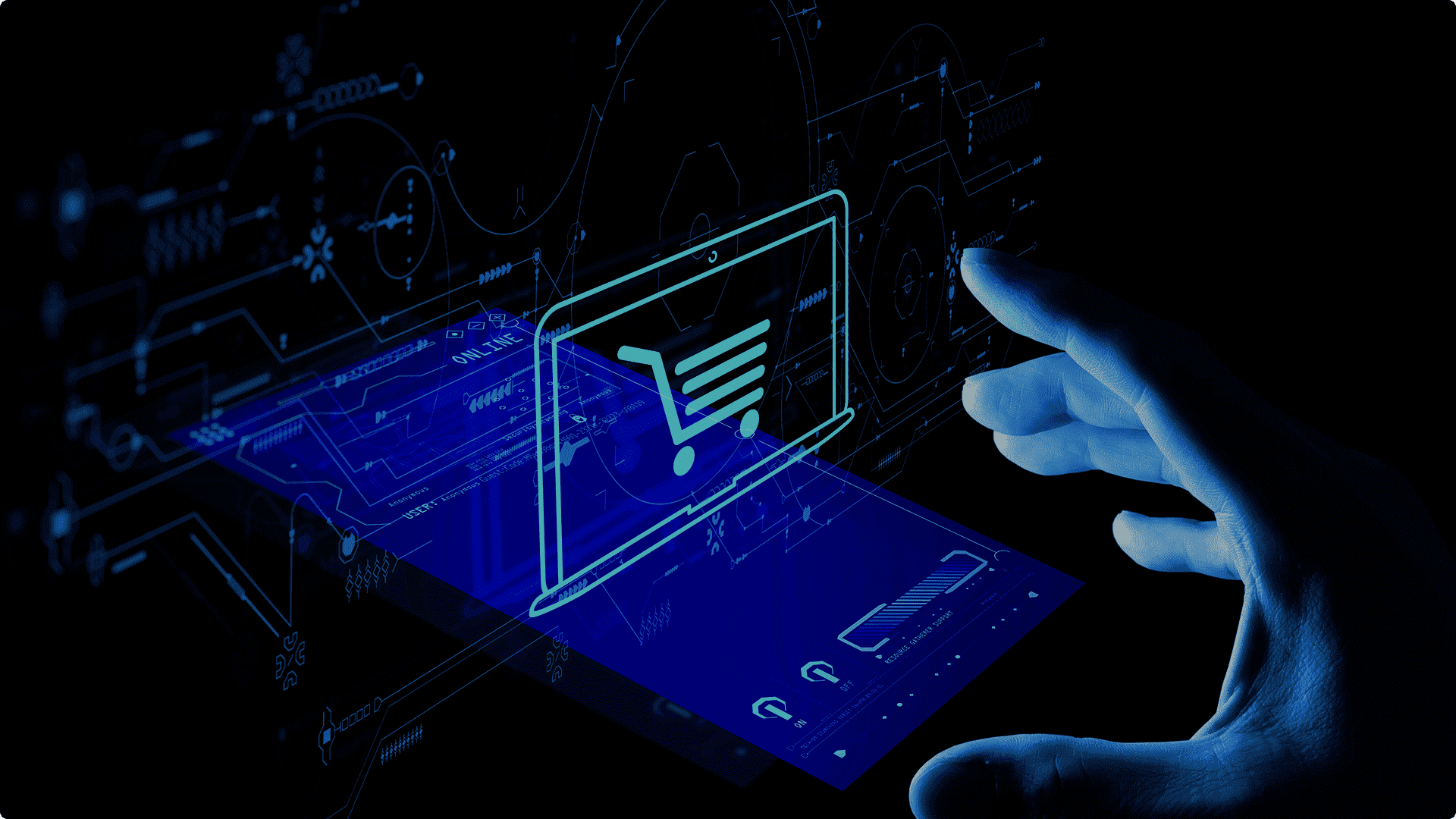 E-commerce background